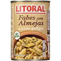 Litoral Fabes con Almejas - Paquete de 10 x 440 g - Total: 4.4 Kg